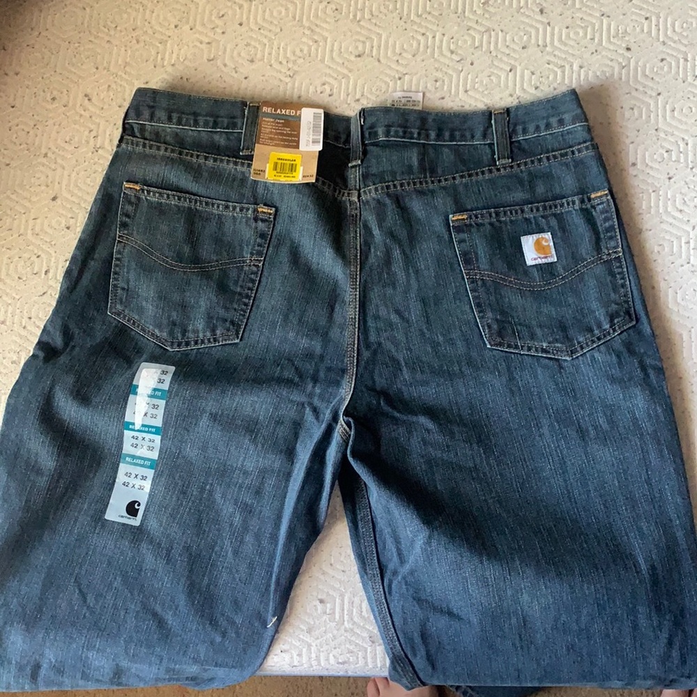 mens 42-32 carhartt jeans brand new never worn